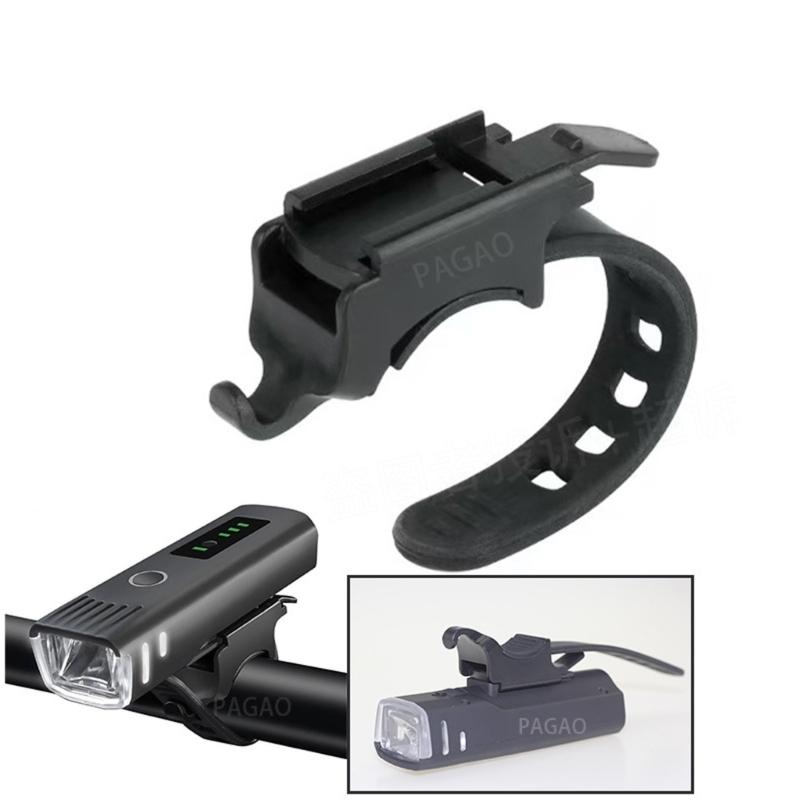 Road Bike Headlight Mount Holder for Locke RHL200/400/600 Plastic Bike Front Light Holder Headlights Clamp Bracket