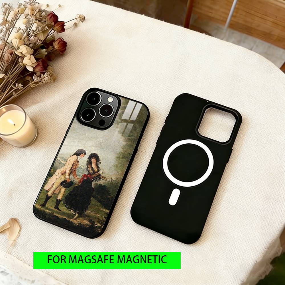 Spain Francisco Goya Art Phone Case For iPhone17,16,15,14,13,12,11 Plus,Pro Magnetic For Magsafe Wireless Charging