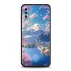 Japan Mount Fuji Cherry Phone Case For Samsung A56 A36 A26 A24 A12 A14 A16 A50 A70 A20E A22 A40 A34 A54 A42 A52 A04s A06 Cover