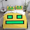 Ensembles de literie Geometry Dash Couette Couvre-lit Housse de couette Taie d'oreiller Ensembles 2-3 pièces Tailles enfant Adulte