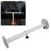 RV Tafelbeugel Afneembare Tafelpoot 445‑685mm Hoogte Verstelbaar Telescopisch Aluminiumlegering Matzilver voor RV Jacht Camper