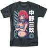 Miku Nakano The Quintessential Quintuplets Anime Manga Hentai Waifu T-Shirt