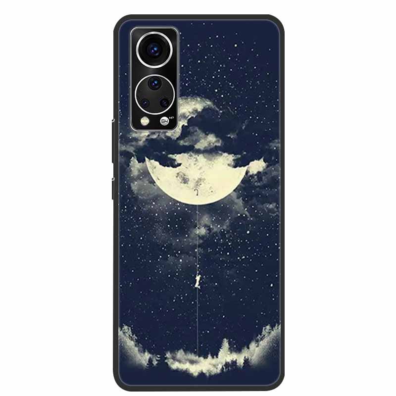 For ZTE Axon 30 Phone Case Cover Cool Wolf Lion Tiger Black Silicone Soft Funda For ZTE Axon 30 Back Cover Case Axon30 5G Coque