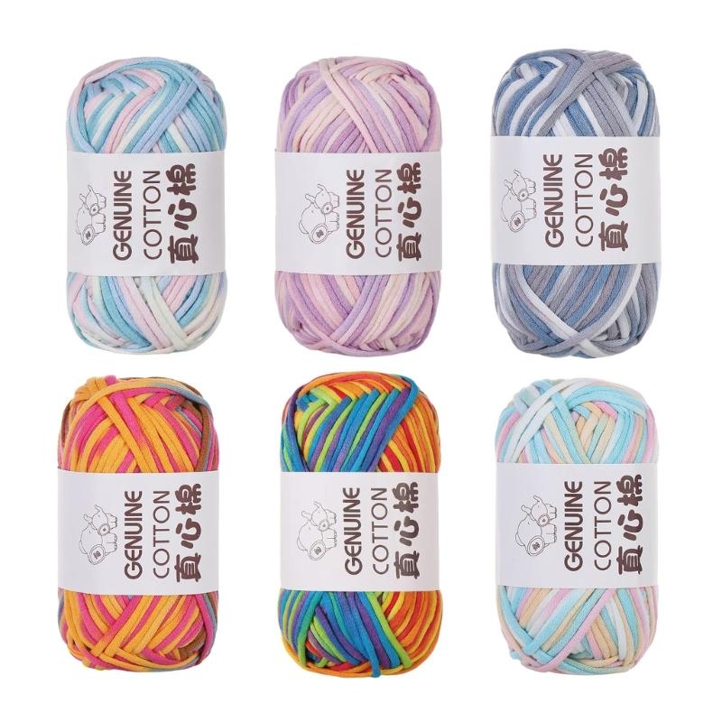 Filato di Cotone Filato da Lavoro a Maglia Filato da Lavoro a Maglia Gomitolo/48g Filato Morbido per Bambini Filato di Cotone per Lavoro a Maglia per Uncinetto Tessitura