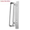 Universal Adjustable Carbon Fiber Pattern Car Racing License Plate Frame Holder Bracket Light Bar Work Lights Holder