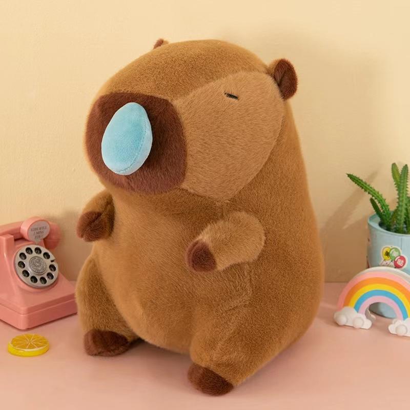 25-55CM Kapibala Capybara Plush Toy Internet Celebrity Capybara Jun Doll Ugly Adorable Doll Guinea Pig Doll Boys Girls Anime Cute And Charming
