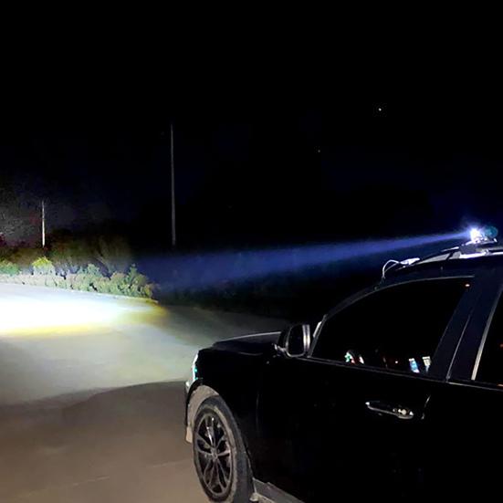 2/3ks Motocyklové bodové svetlo Vysoká svietivosť Široký uhol Vodotesné LED hliníkové svetlomet Dlhý servisný život Svetlomet