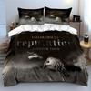 Taylor Swift Reputation Bedding Set Bedding Duvet Cover Set Duvet Cover Pillowcases (1*Duvet Cover 2*Pillowcases, Without Duvet Insert)