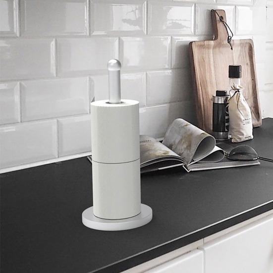 Countertop Paper Towel Holder with Weighted Anti-Slip Base Rust-Proof Corrosion Resistant Stainless Steel Paper Towel Holder