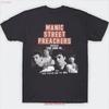 Manic Street Preachers Band On Tour In UK T Shirt Full Size S 5XL Vintage Washed Unisex Soft Slightly Breathable Graphic