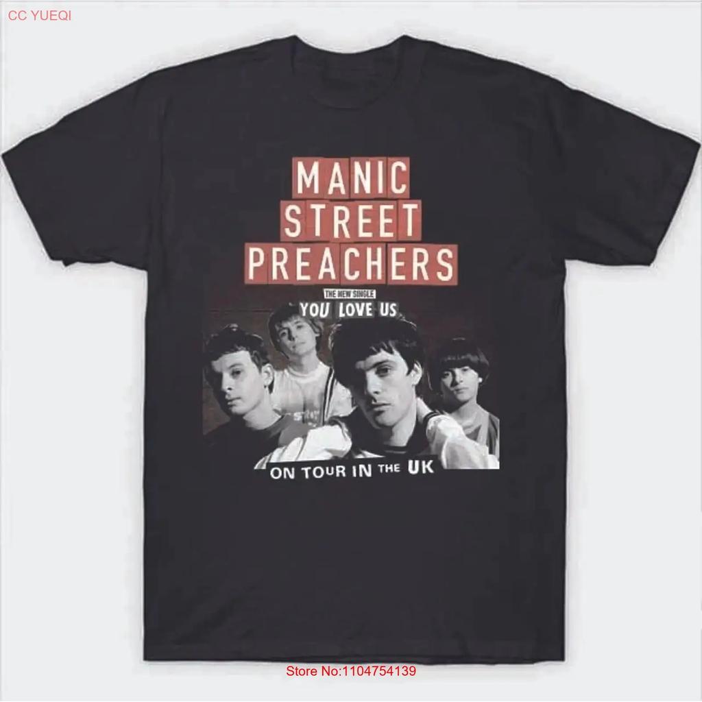 Manic Street Preachers Band On Tour In UK T Shirt Full Size S 5XL Vintage Washed Unisex Soft Slightly Breathable Graphic