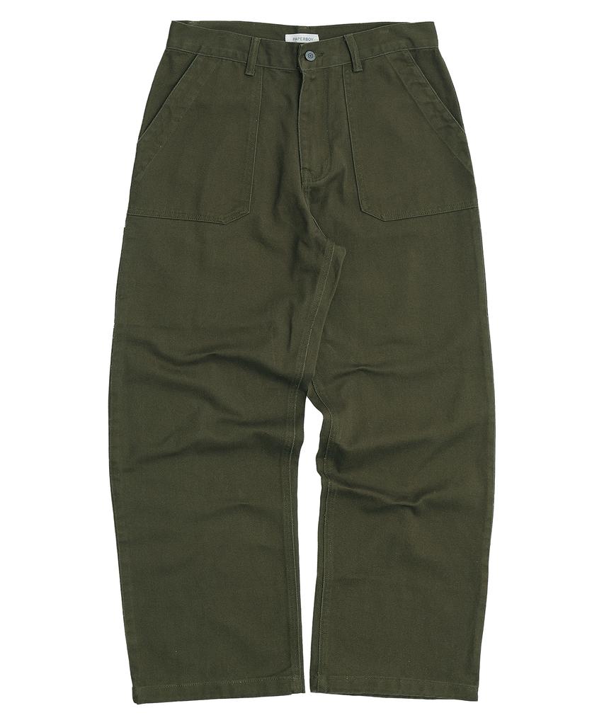 PAPERBOY Regular Fit Cotton Pants - Beige
