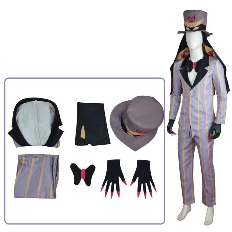 Top Quality Hazbin Hotel Sir Pentious Cosplay Suit Polyester Fabric