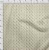 oneOone Cotton Flex Light Beige Fabric Floral Craft Projects Decor Fabric Printed By The Yard 40 Inch