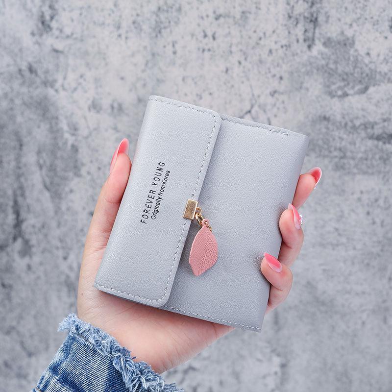 Women's Korean Style Tri-fold Wallet: Large Capacity Coin Purse & Card Holder