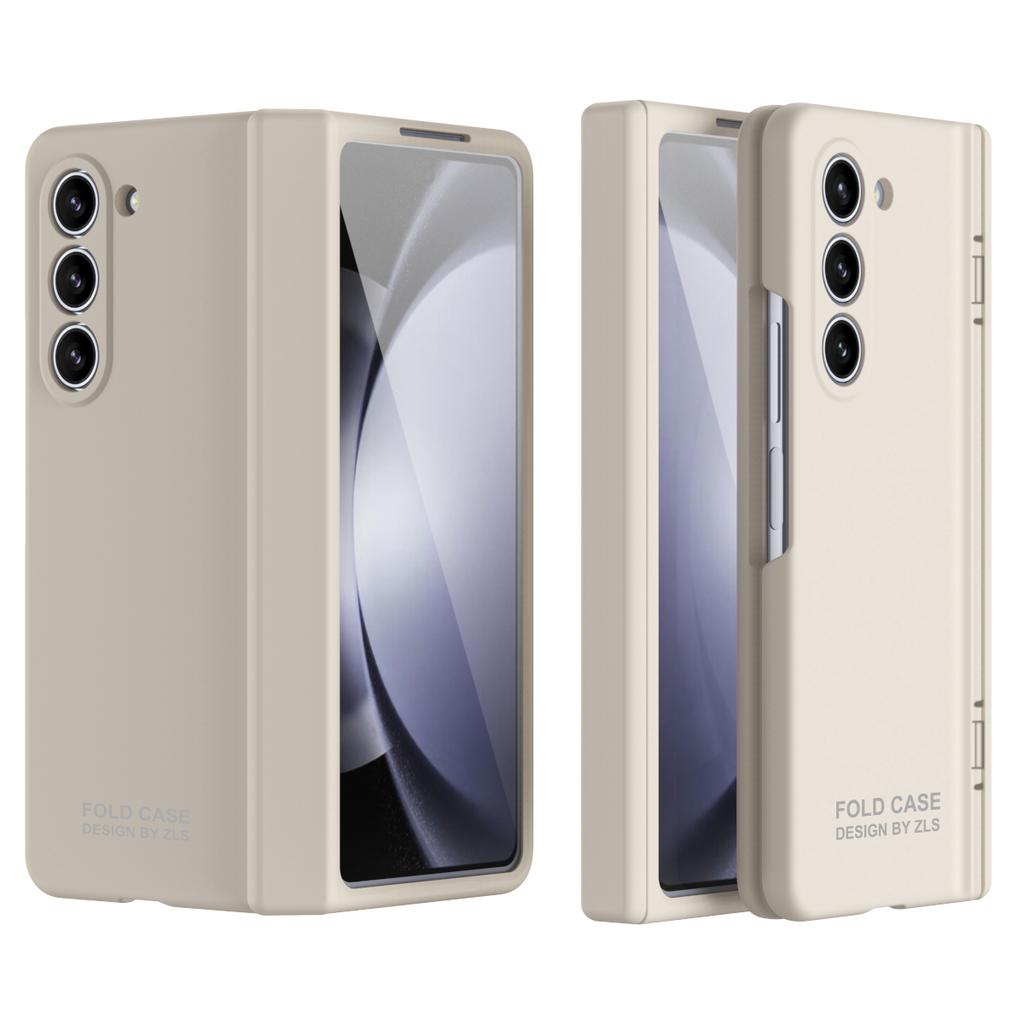 For Original Hinge Case For Samsung Galaxy Z Fold 7 6 5 Liquid Silicon Armor Shockproof 360° Full Screen Protector Cover Fold7