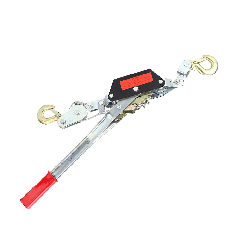 Wire Rope Hand Power Puller Tighten Tool Tightener Double Hook Lifting Tool(4 Ton)