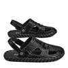 Mens Sandals Confortable Crocodile Pattern Lightweight Classic Beach Slippers Plus Size Non Slip Soft Black Sandals for Men