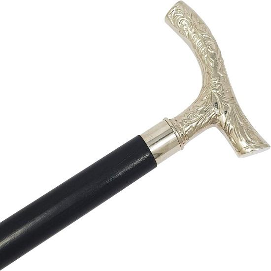 Brass Derby Handle Walking Cane Wooden Cane Stick - Made of Rosewood  Brass