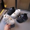 Children's Cotton Shoes 2025 Winter New Boys Velvet Sports Shoes Girls Dad Shoes Baby Warm Two Cotton Shoes