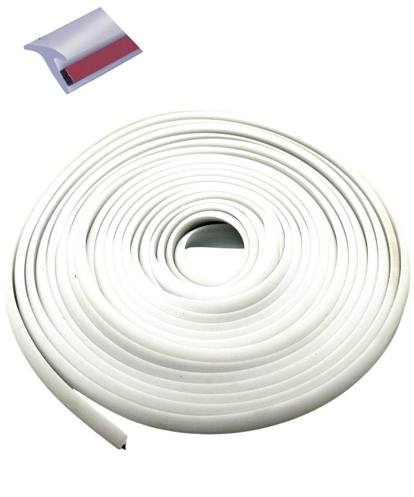 HTharros Car Molding T Type 5M White Aero Molding Gap
