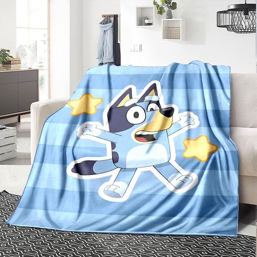 1 Stück B-Blucy Decke, Geschenk, für Männer und Frauen, Weiche Decke, Gut für Schlafsofa Couch Reisen, Leichte Flanelldecke