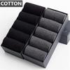 10pairs/lotMen's Cotton Socks Business Men's Breathable High-Quality Soft Fabric Men's Solid Color Long Socks Business CasualMen