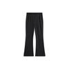 Li Ning Sports Lifestyle Serie Einfarbige Mode Schlaghose Damen Unterteile Schwarz AKXU006-2