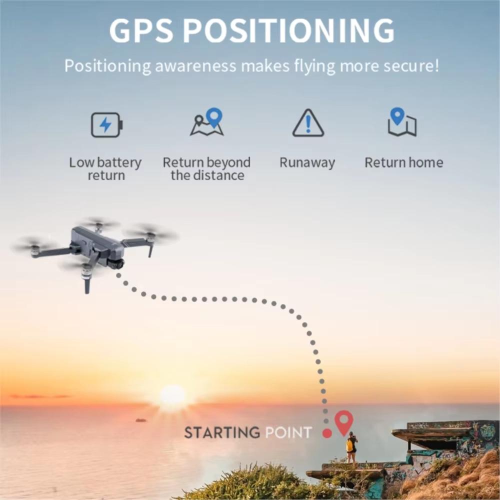 New F11S 4K PRO Drone 4K Professional Gimbal Obstacle Avoidance EIS HD 2-Axis Gimbal GPS 5G WiFi 3KM RC Distance FPV Drone Brushless Quadcopter Toy