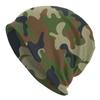 Woodland Camouflage Beanie Cap Unisex Winter Warm Bonnet Homme Knitting Hats Street Outdoor Ski Camo Skullies Beanies Caps