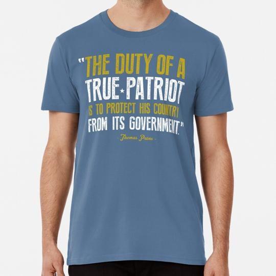 Thomas Paine Quote Size S To 5XL Made In the USA T-Shirt