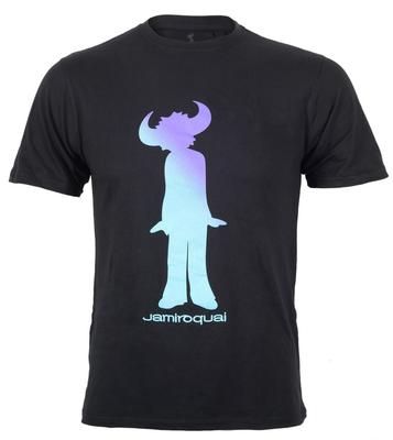 Jamiroquai T-Shirt Buffalo Farbverlauf Schwarz Offiziell Neu