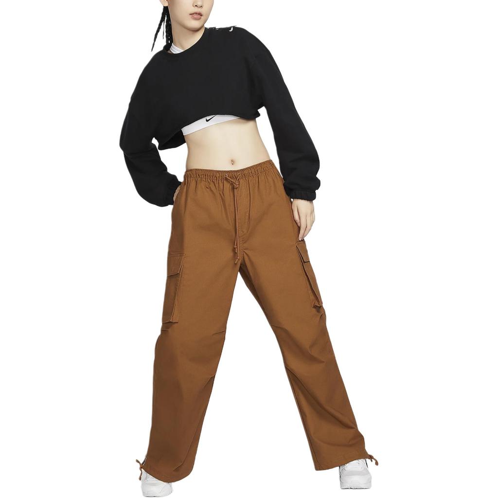 Nike Sport Crop Top Dames Zwart FV7510-010