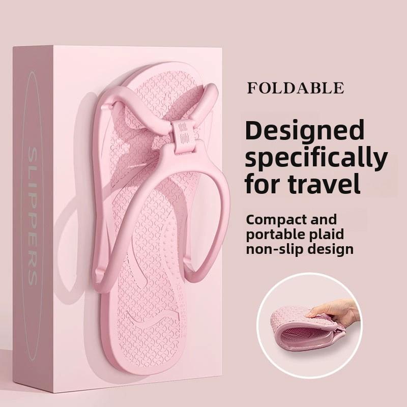 Foldable Couple Travel Slippers Are A Must-have for Non Slip Travel In Hotels. They Are Convenient To Carry Indoo… More