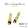 Anti Leakage Barbed Copper Tire Valves Connector Adapter with Sealed Rings for Vehicle Motorcycle Bike Tire Inflation
