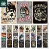 Decor Cafe Racer Vintage Blikken Bord Plaat Metaal Wandkunst Stickers Garage Man Cave Pub Bar Retro Poster IJzeren Schildering