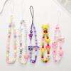 Beaded Bowknot Cartoon Phone Lanyard & Anti-Drop Wrist Strap for Women