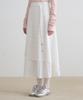 Micene Eglantine Lace Shirred Long Skirt