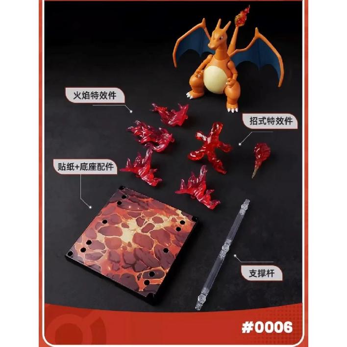 BLOKEES Pokémon Building Blocks Charizard Ceruledge Meowscarada Greninja Assembled Movable Model Ornament Toy Collection Gift