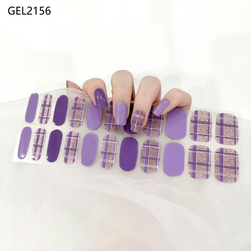 Nail Gel Stickers - No Lamp Needed, Full Coverage