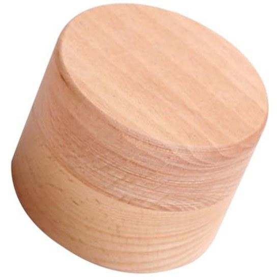 No Brand Product Wooden Ring Box Lid Included Compact Design Lightweight Portable Storing Wedding Rings Case Jewelry Organizer Compatible Decorations