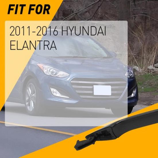 Exterior Door Handle Front Right Passenger For 2011-2016 Hyundai Elantra Black