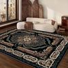 A Dark Bohemian Style Modern Carpet for Children, Anti Slip Suitable for Living Room Bedroom Kitchen Outdoor Areas Rugs