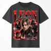 Leon S Kenedy Resident Evil Requiem 100Cotton Unisex Shirt Clothing Unisex Fashion Short Sleeve Y2k ONeck Oversized TShirt