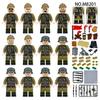 World War II Military Series Mountain Field Forces Soldier Minifigus Building Blocks