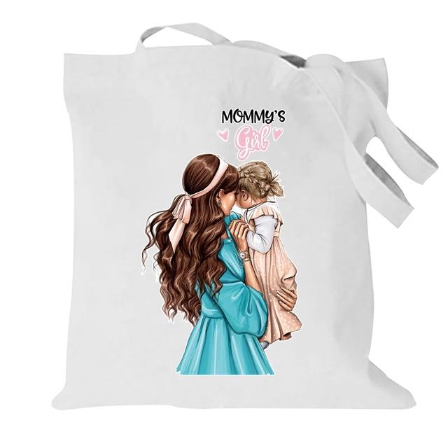 Women Canvas Shoulder Bags Collapsible Handbag Casual Tote Literary Books Bag Shopping Bag for Girls