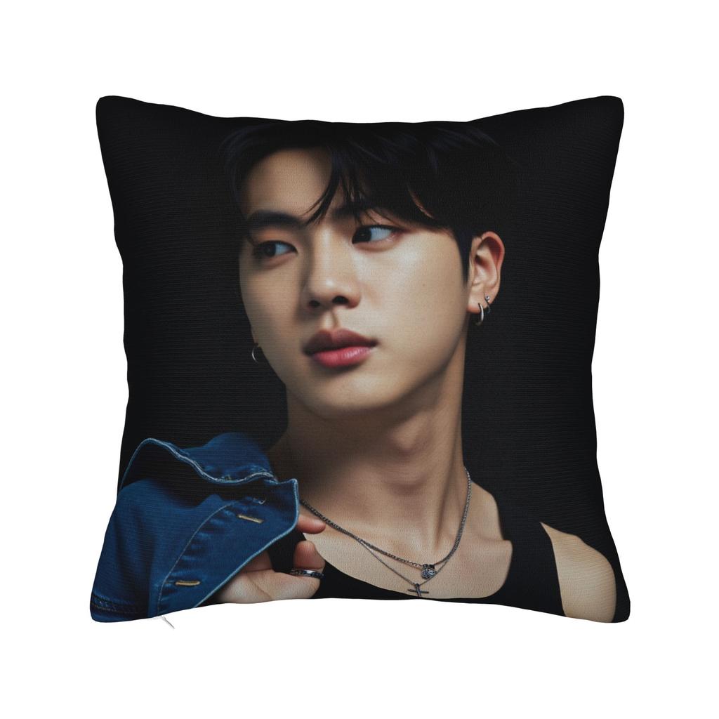 Korean Kpop Style Jinjinjin Cool Boy Pillow Case Cute Funny Pillow Cover Soft Pillowcases For Living Room Sofa