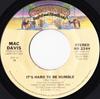 7inch Record MAC DAVIS - It's Hard To Be Humble NB2244 Casablanca 1980 US Pop Used