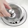 Stainless Steel Kitchen Sink Strainer - 8.13cm & 5.33cm Mesh, Non-Clogging for Bathroom, Washroom & Vanity