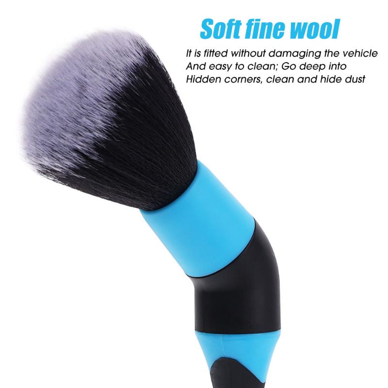 Universal Car Interior Detail Cleaning Brush 6 Styles Elbow Sweeping Tools Dashboard Air Outlet Wheel Rim Washing Brushes